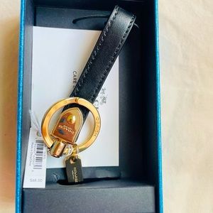 Coach Leather keychain (Original price $68)